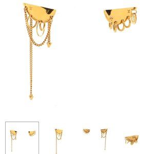 louis Vuitton Bionic Earrings M65154 (Gold)